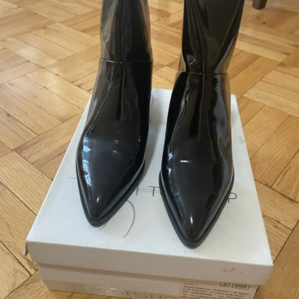 Topshop Patent Bootie